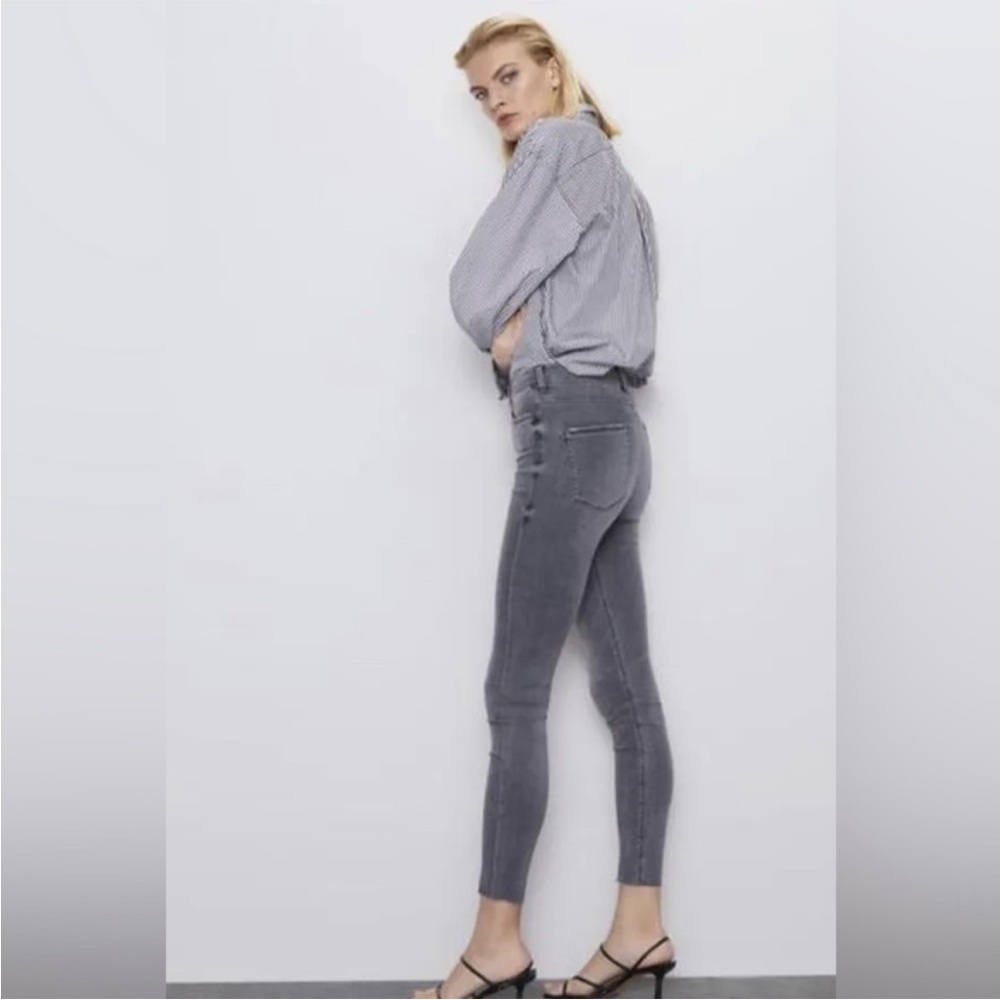 Zara High Rise Sculpt Skinny Jeans